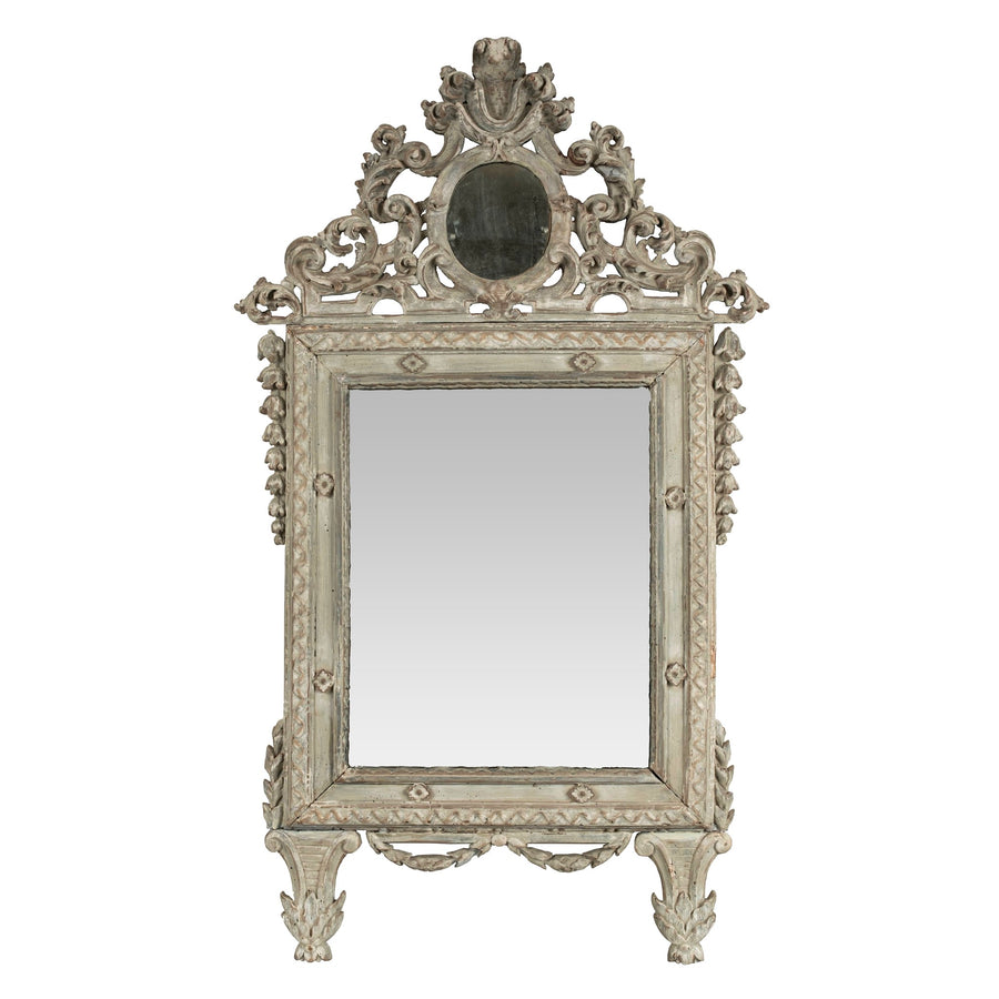 18th Century Italian Louis XV Painted Mirror