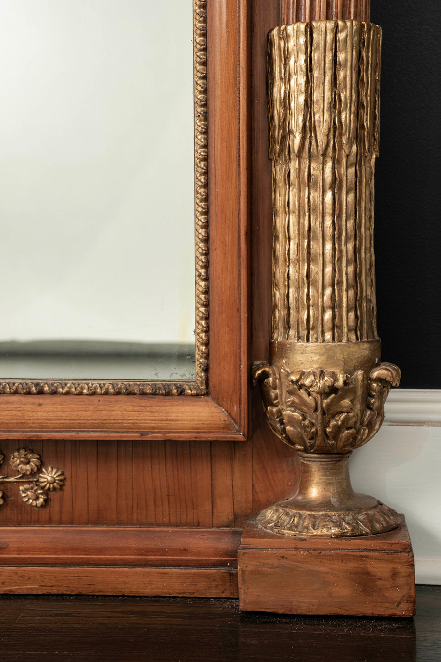 French Empire Style Trumeau Mirror