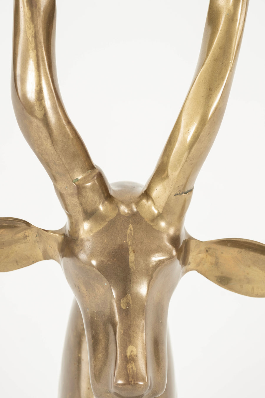 Vintage Brass Gazelle Sculpture