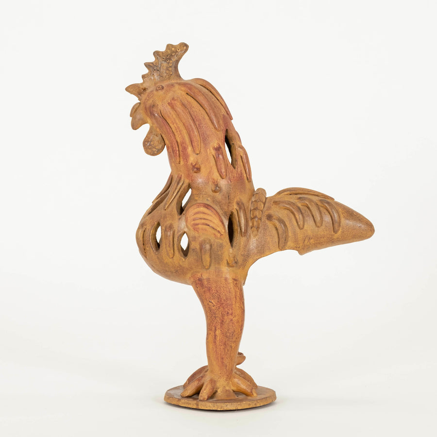 Italian Modernist Terracotta Rooster
