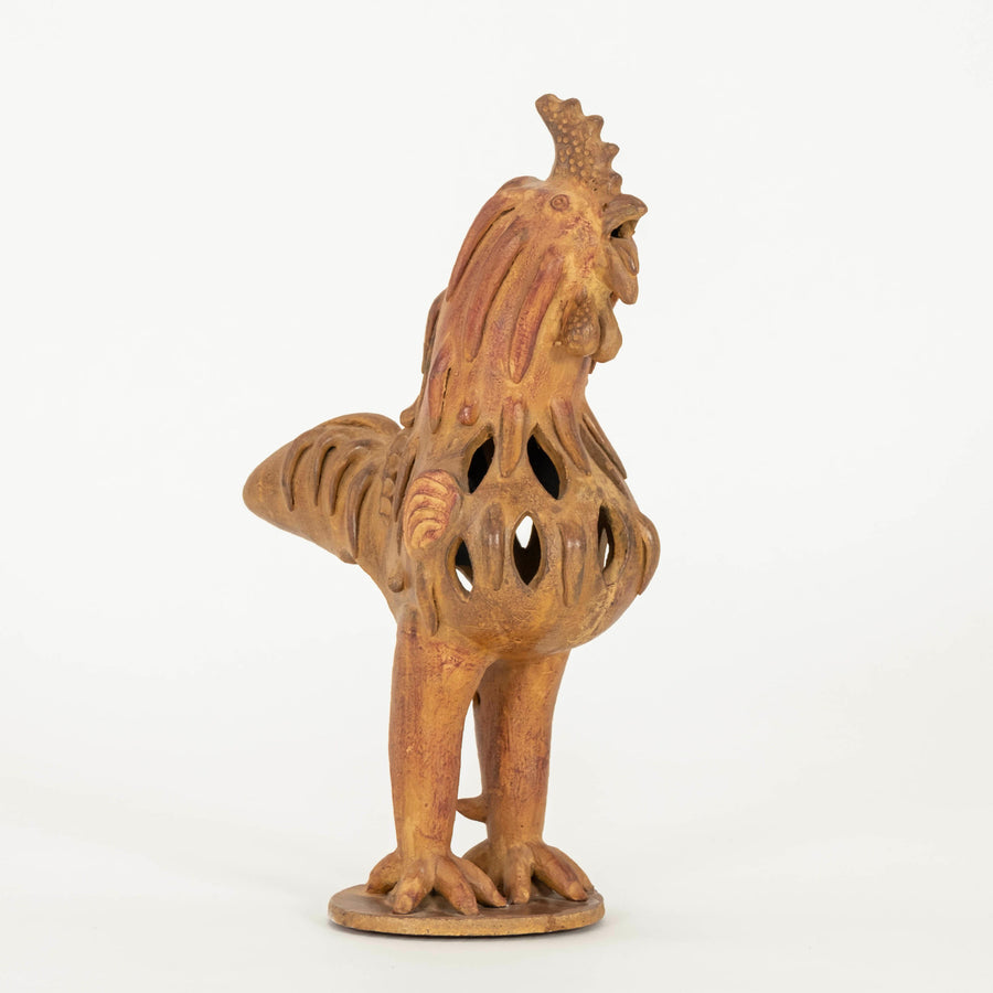 Italian Modernist Terracotta Rooster