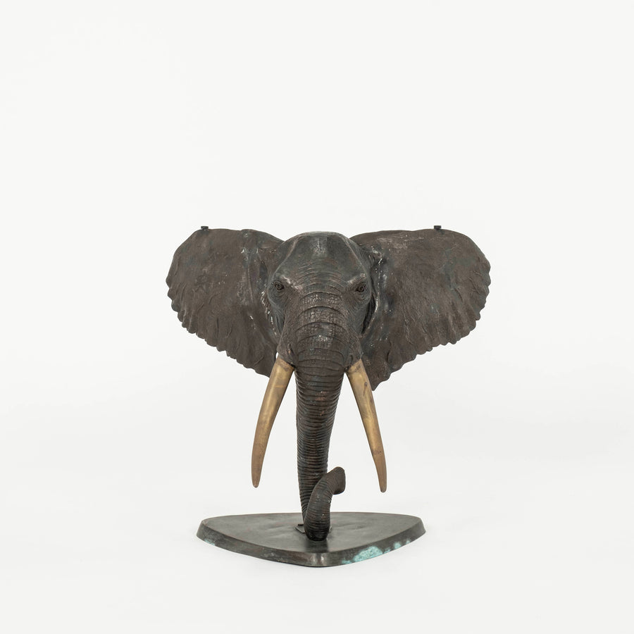 Bronze Elephant Console Table