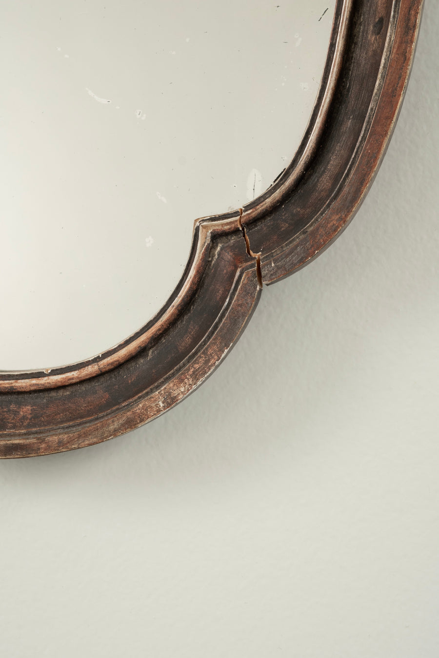 Pair 18th Century Ram Head Mirrors