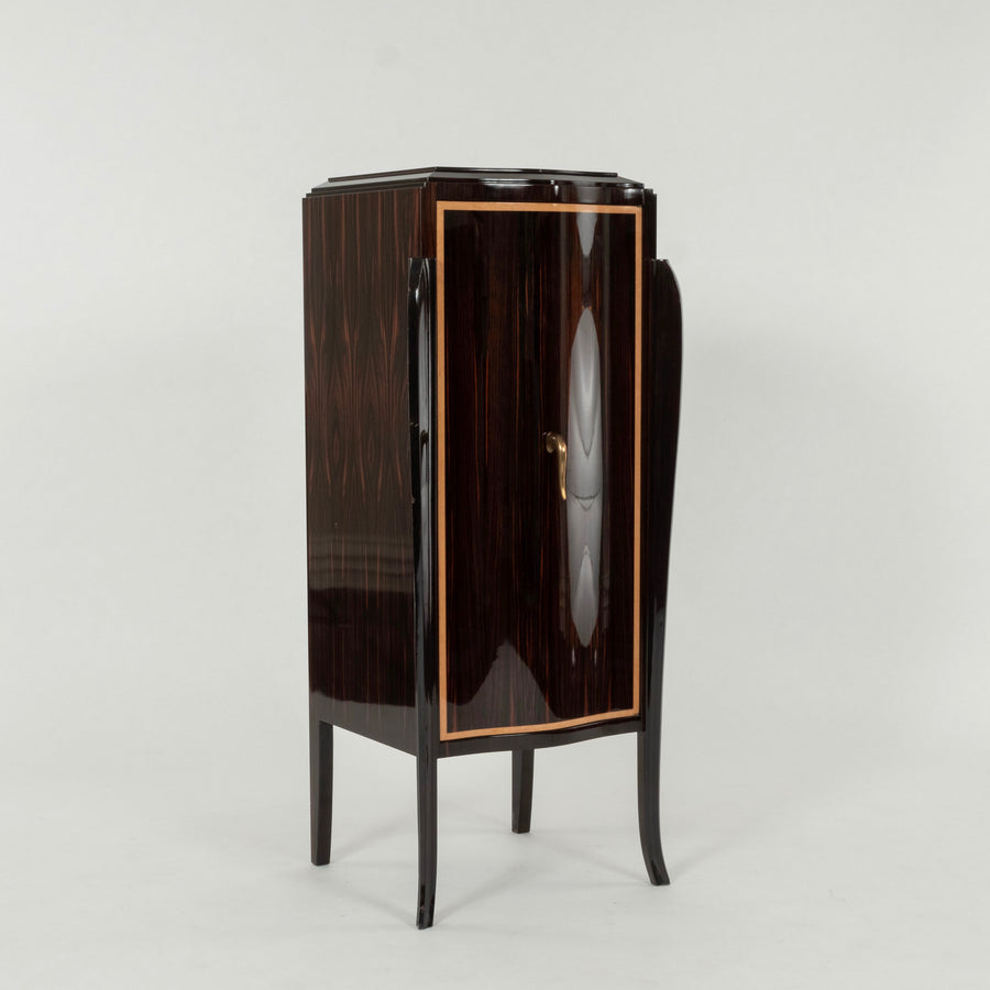 French Art Deco Cabinet attributed to Jules Leu