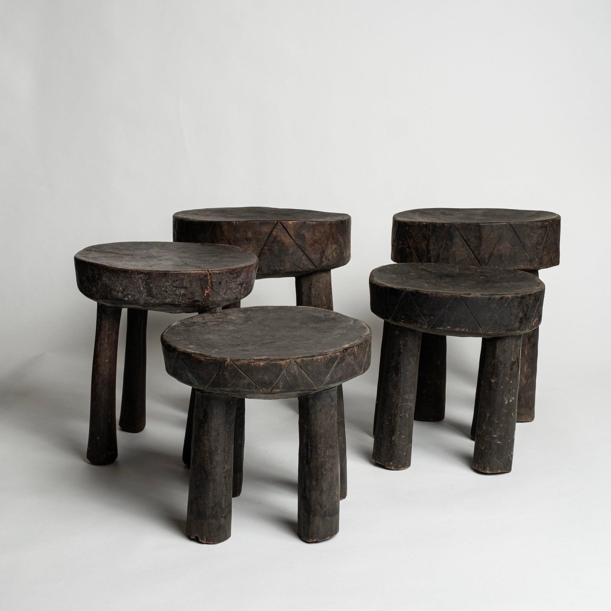 M*G様 EUREKA Vintage stool Vintage African Mali Wood Stool – Moxie Interiors