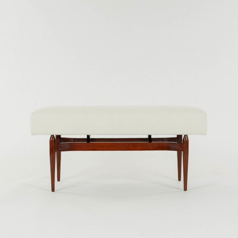Boucle Upholstered Bench