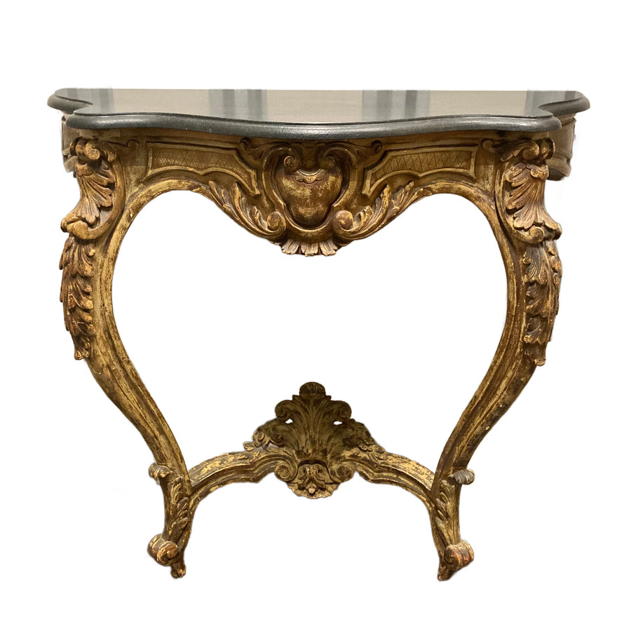 19th Century Italian Louis XV Style Console Table