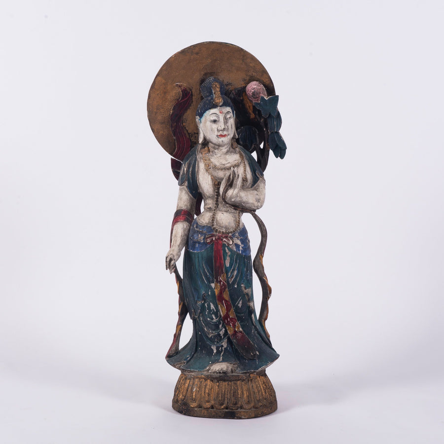 20th Century Carved Guan Yin