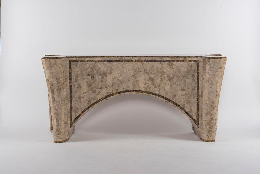 Tessellated Marble Console