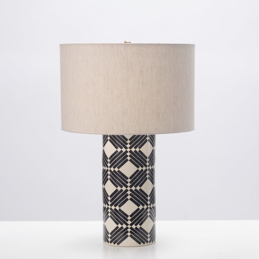 Justin Goodall “Diamond” Art Pottery Lamp