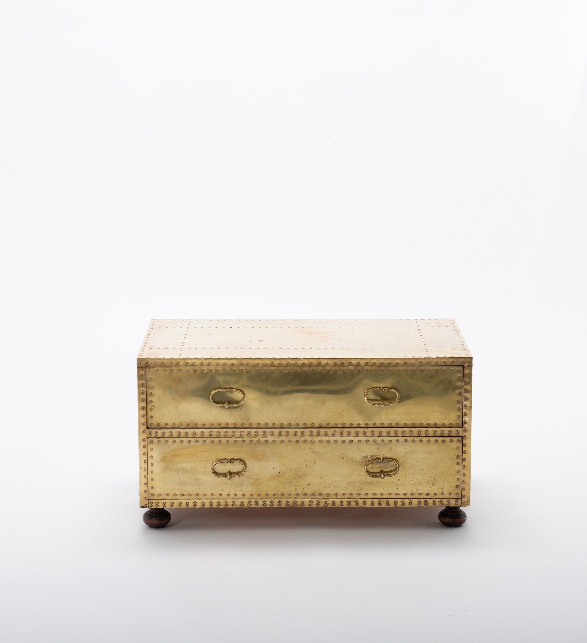 Vintage Sarreid Brass Chest of Drawers – Moxie Interiors