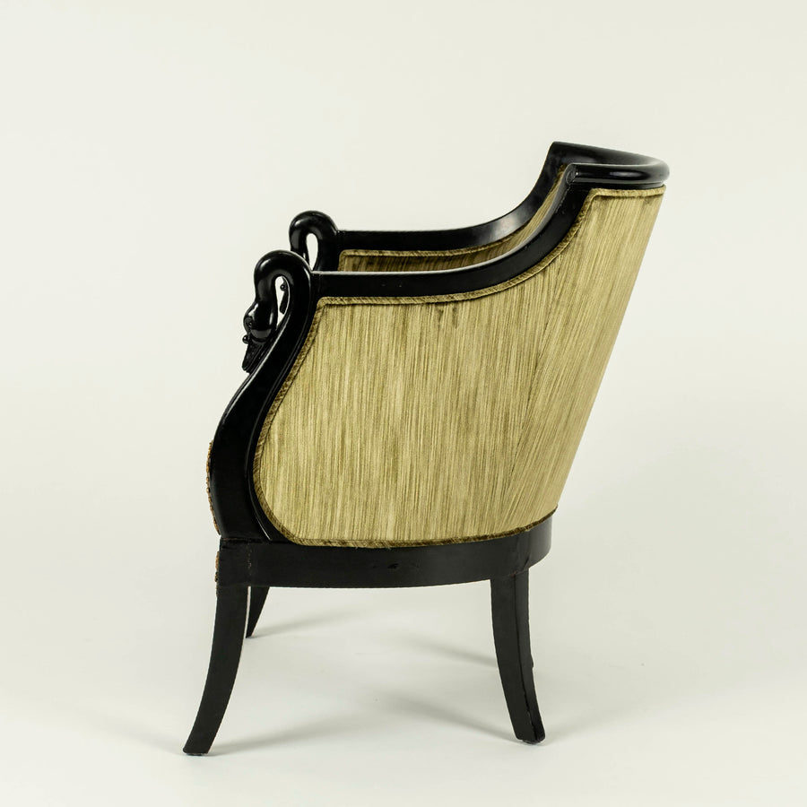 19th Century Empire Bergére Chair