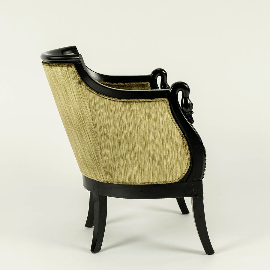 19th Century Empire Bergére Chair