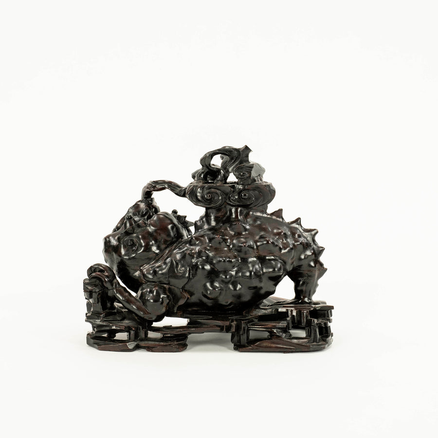 Early 20th Century Chinese Carved Pi Xiu