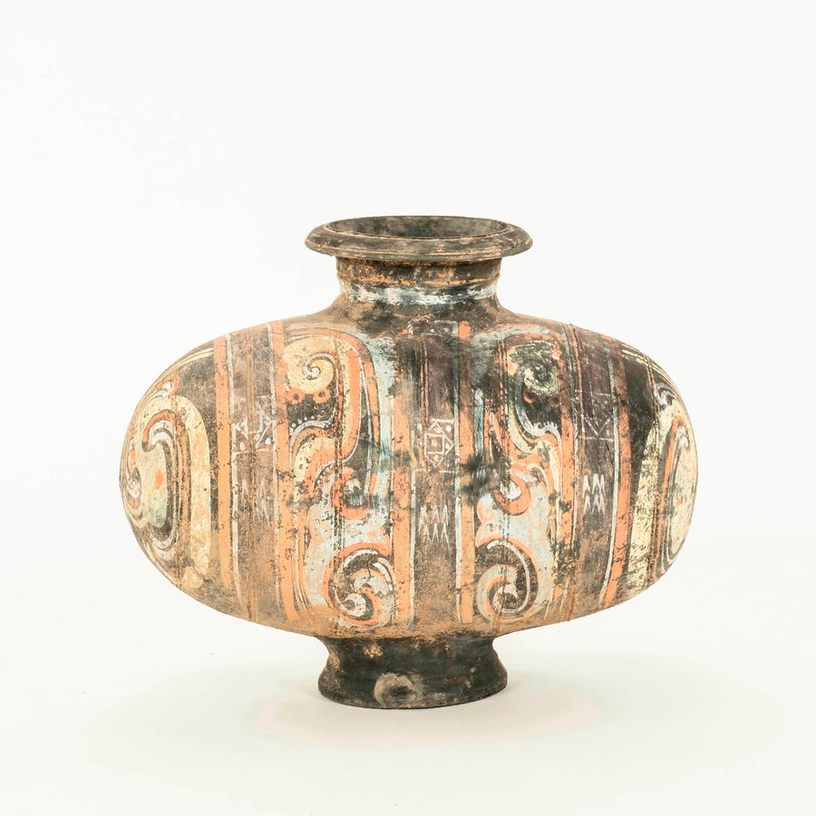 Han Dynasty Earthware Cocoon Jar