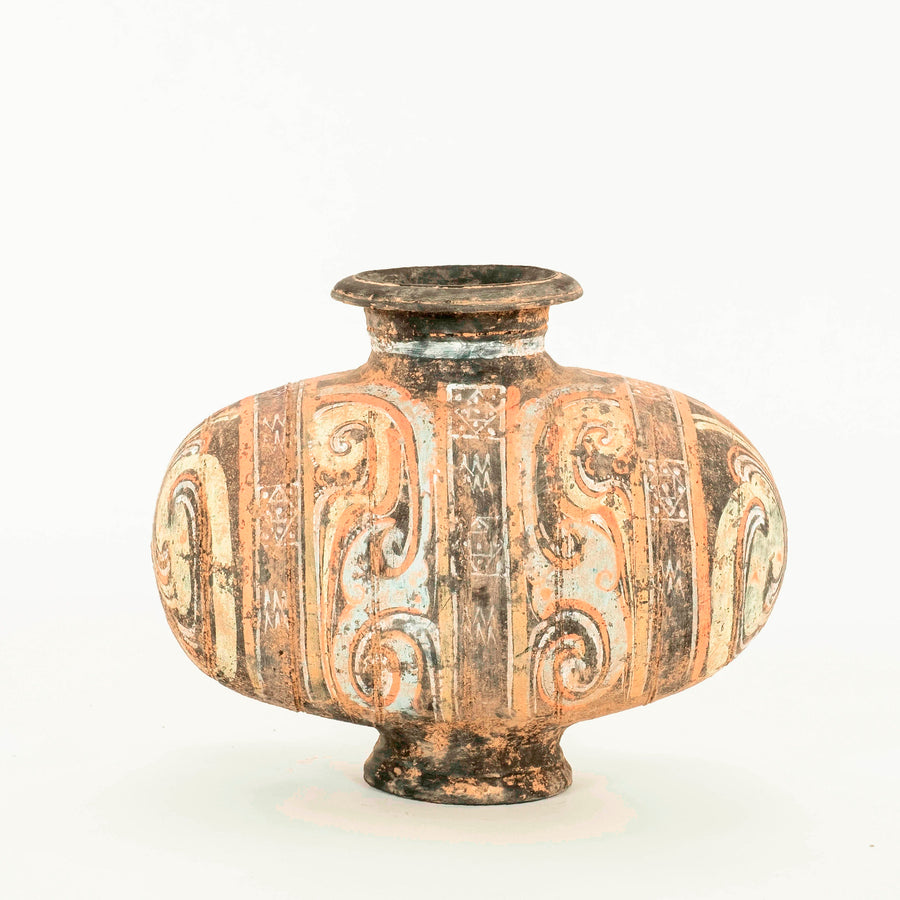 Han Dynasty Earthware Cocoon Jar
