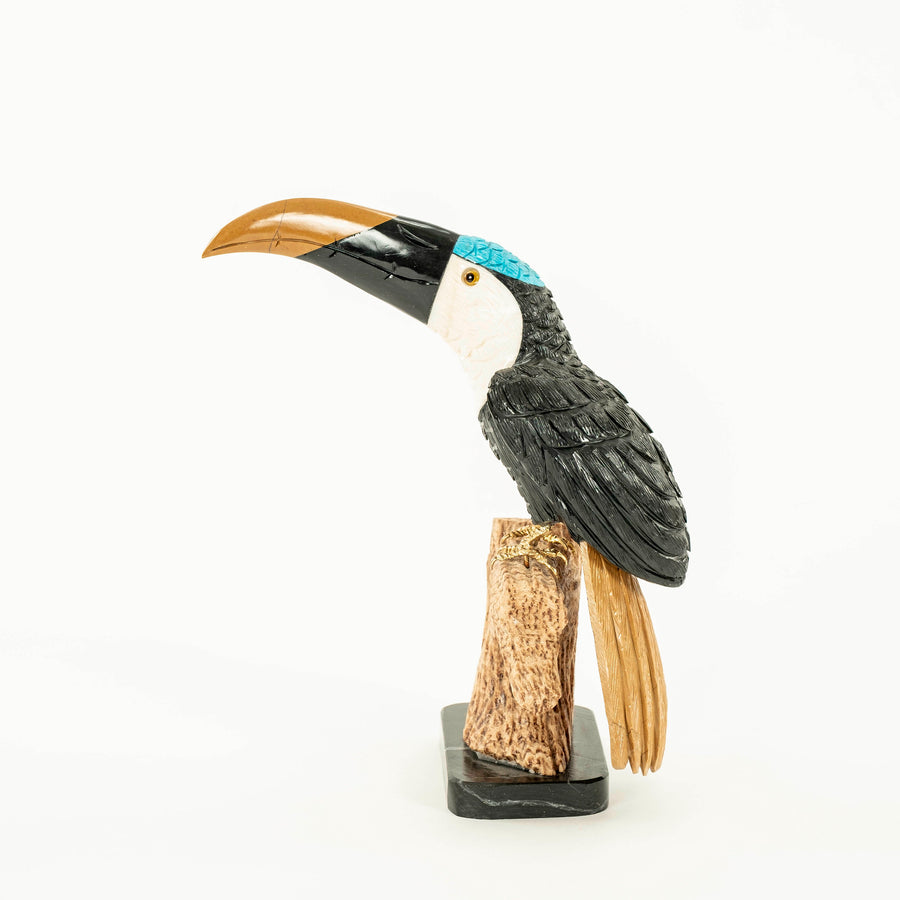 Carved Agate Toucan