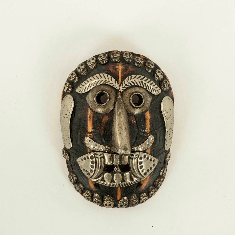 Petite Tibetan Buddhist Turtle Shell Mask