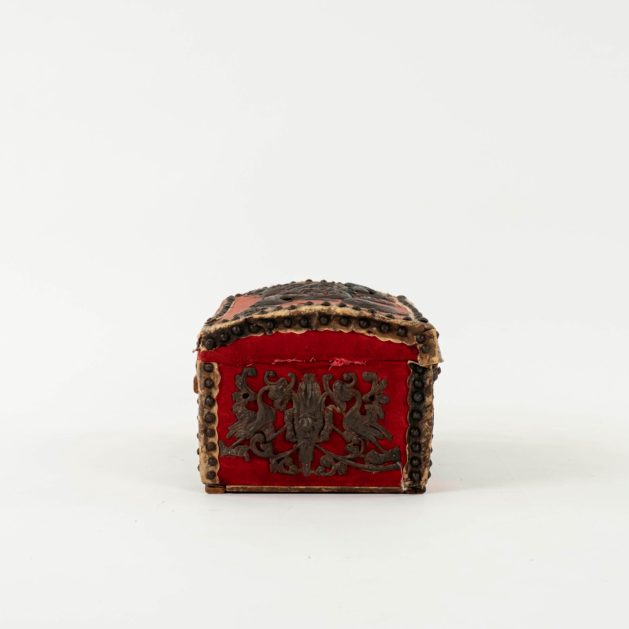 18th Century Louis XIII Red Velvet Box – Moxie Interiors