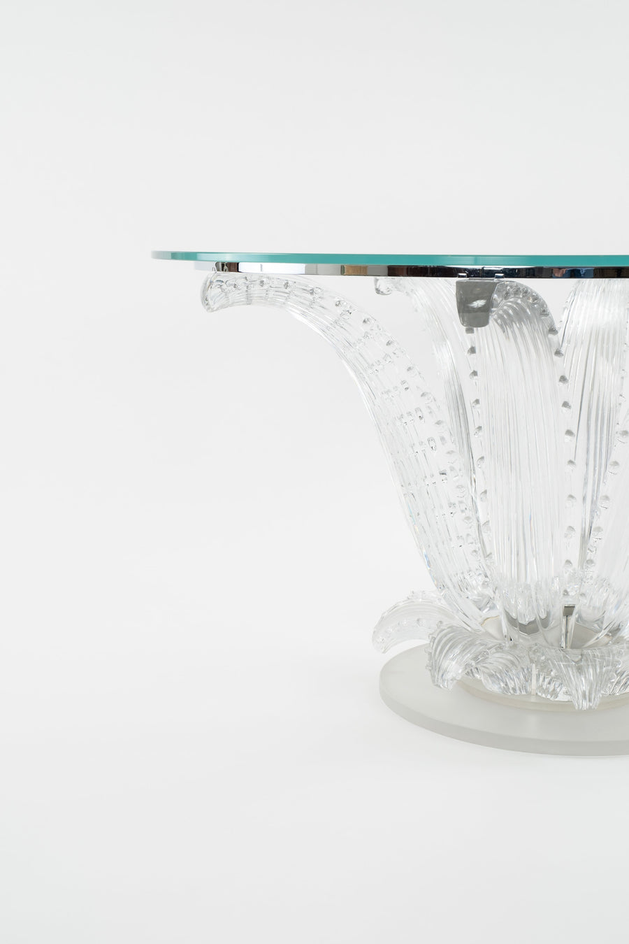 Lalique Crystal Cactus Dining Table Base