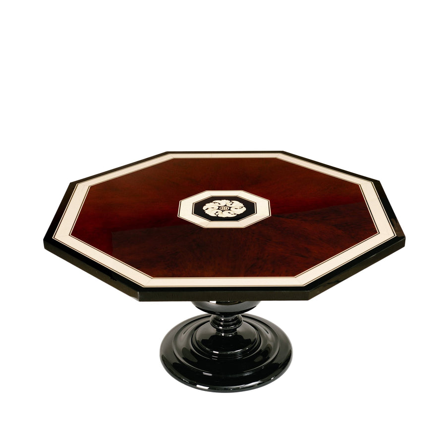 Art Deco Style Italian Lacquered Octagon Table