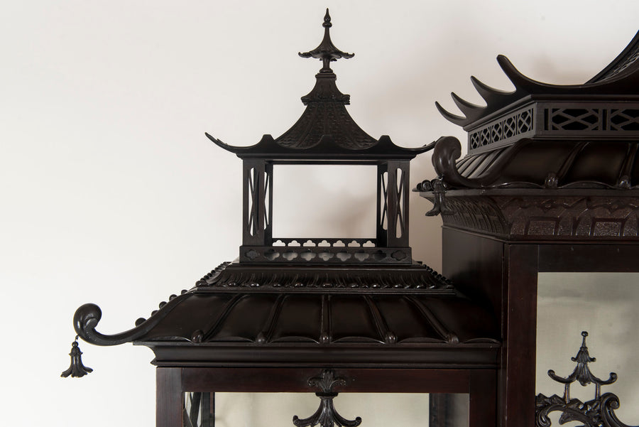 19th Century Chippendale Pagoda Cabinet