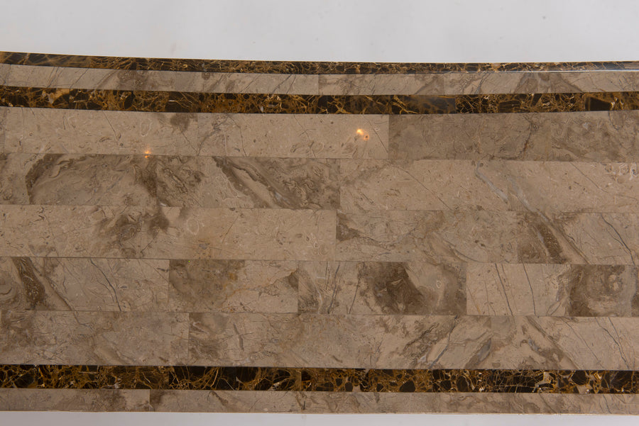 Tessellated Marble Console