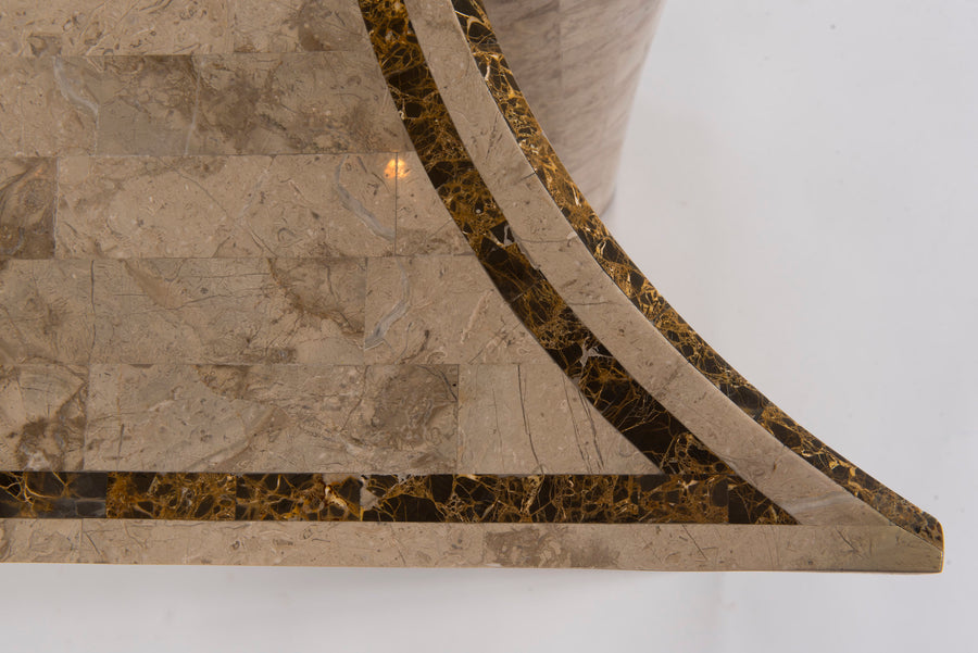 Tessellated Marble Console