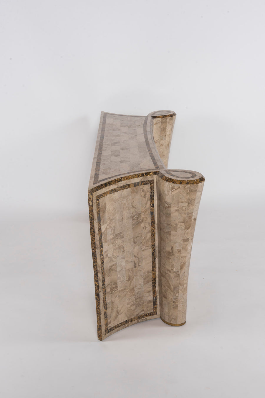 Tessellated Marble Console