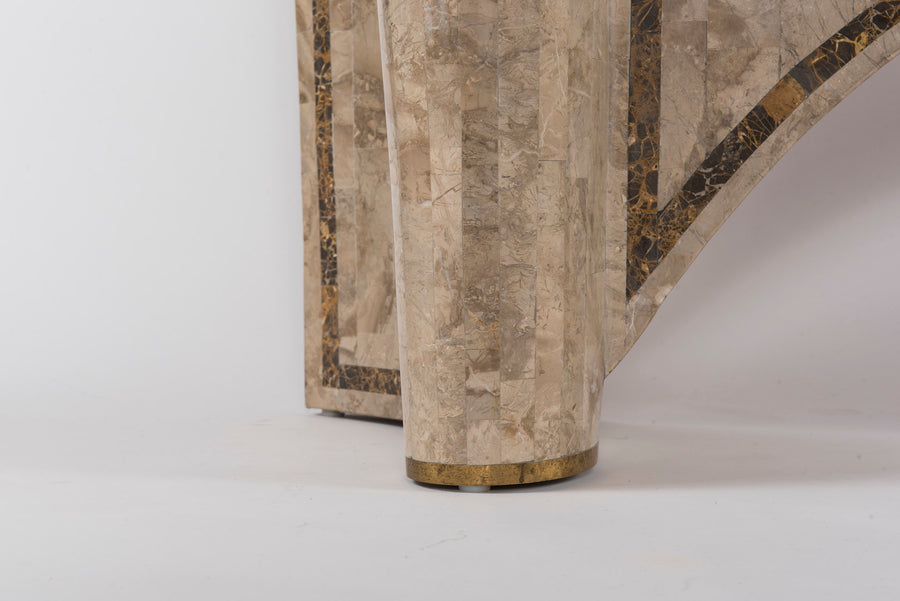 Tessellated Marble Console