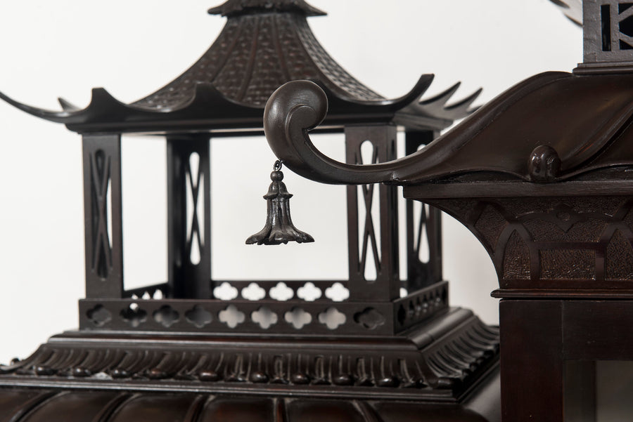 19th Century Chippendale Pagoda Cabinet