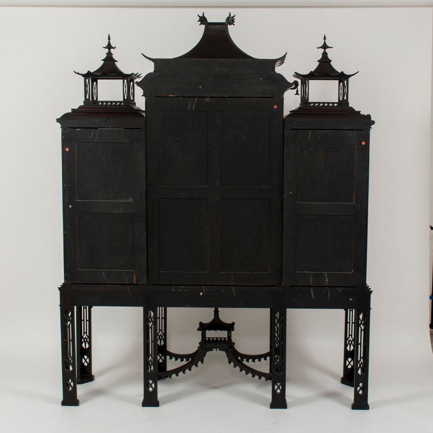 19th Century Chippendale Pagoda Cabinet