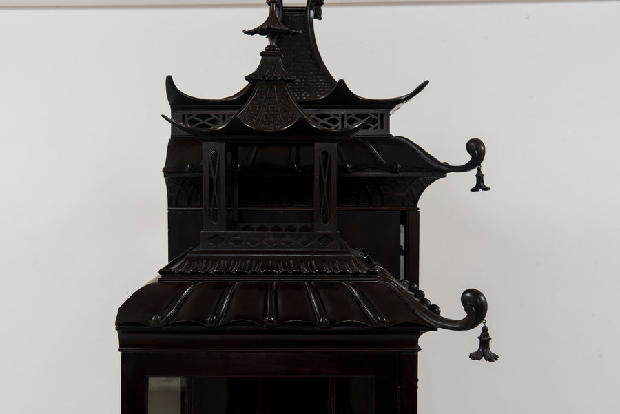 19th Century Chippendale Pagoda Cabinet