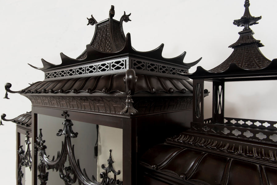 19th Century Chippendale Pagoda Cabinet