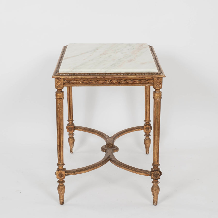 19th Century Louis XVI Style Giltwood Table