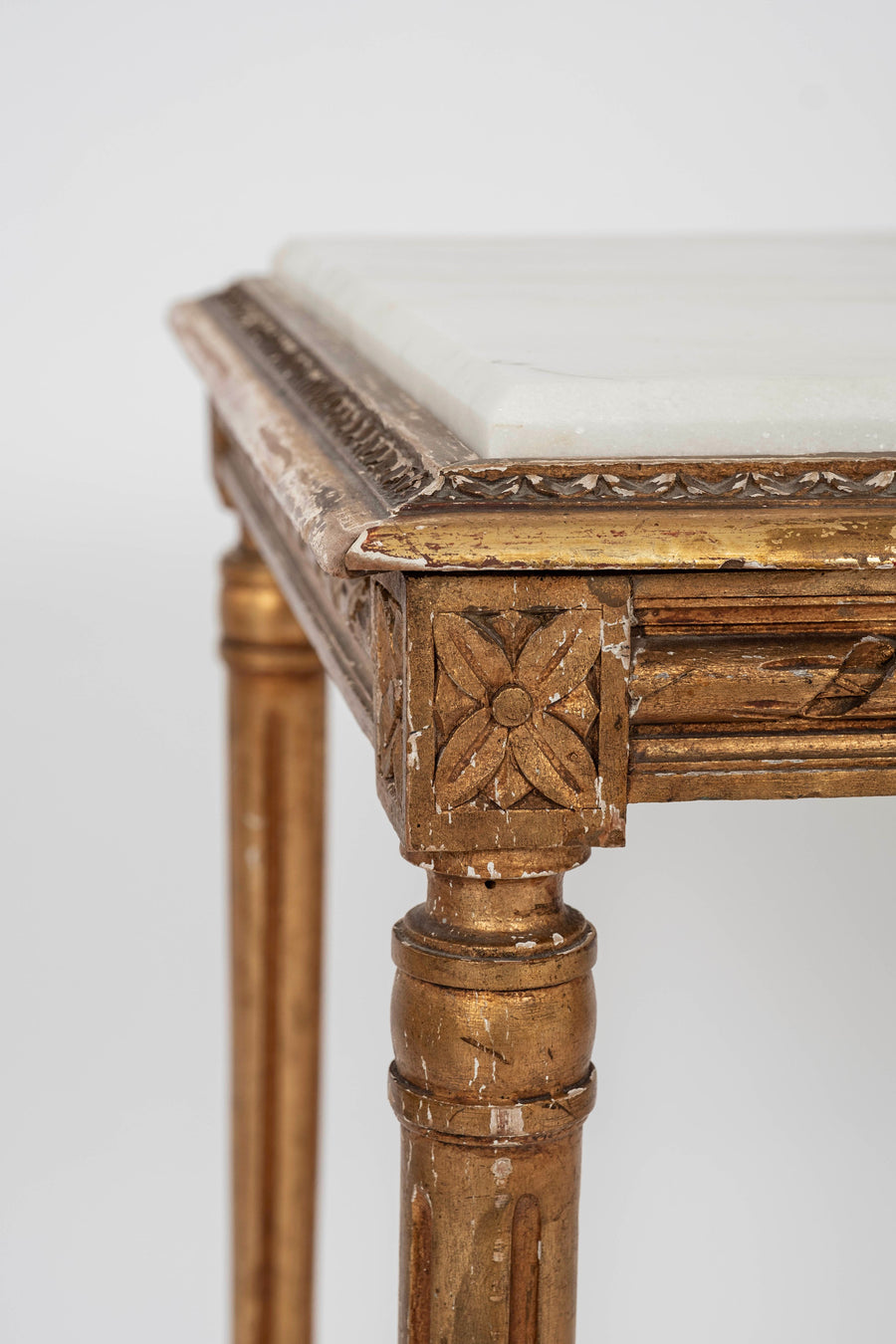 19th Century Louis XVI Style Giltwood Table
