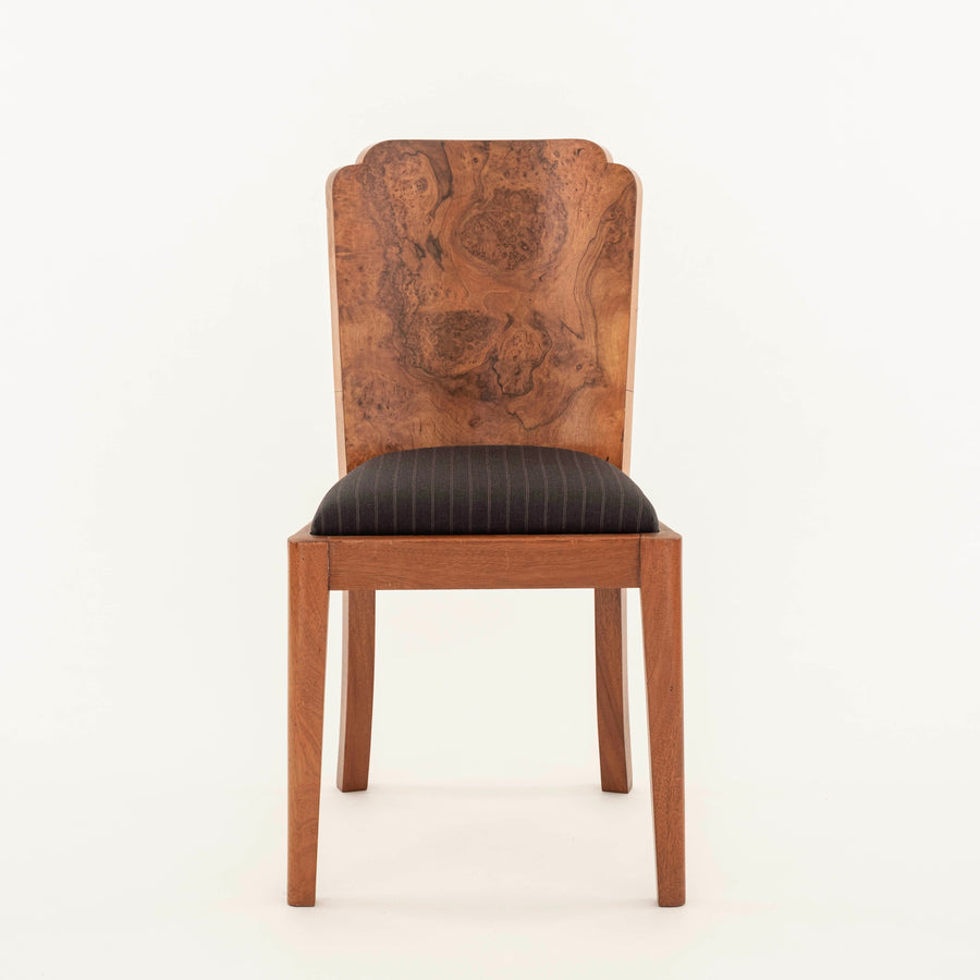 Art Deco Burlwood Chair – Moxie Interiors