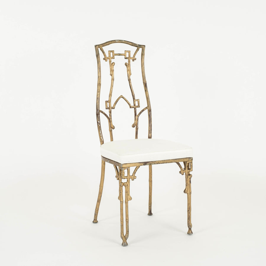 Aesthetic Bamboo Gilt Iron Side Chair II