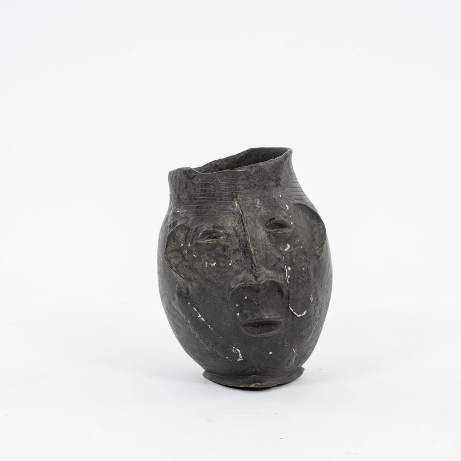 African Face Water Cup Vase
