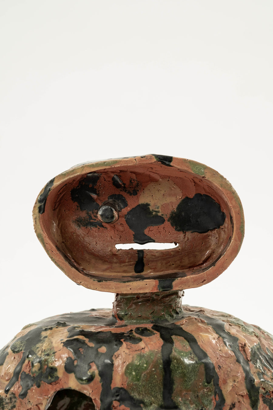 Modernist Abstract Pottery Sculpture