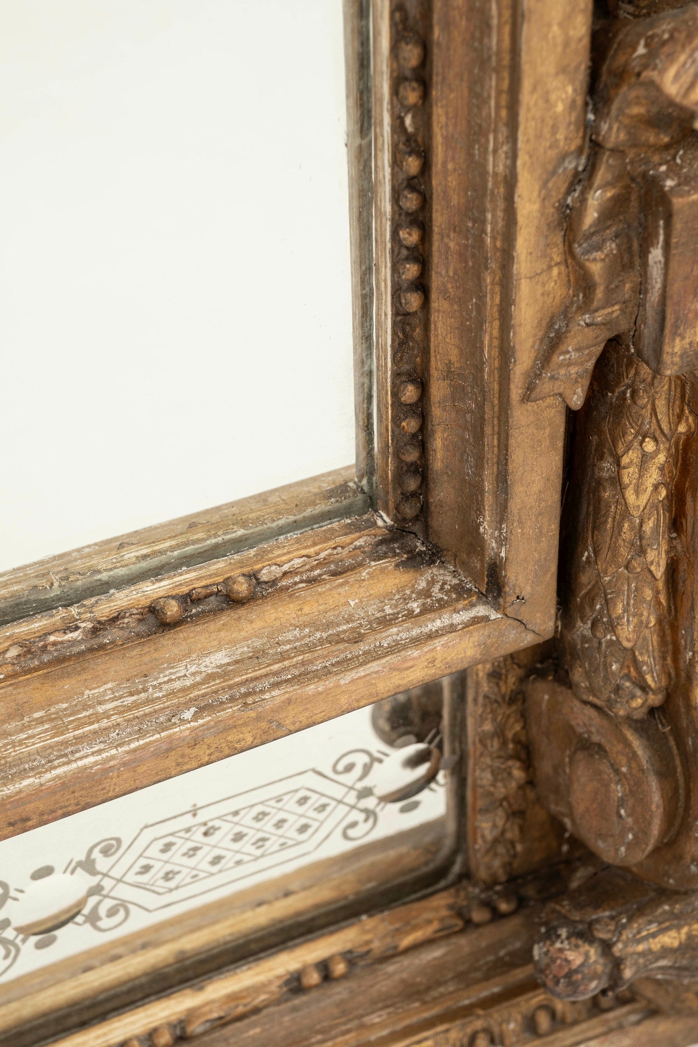Napoleon III Giltwood Parclose Mirror – Moxie Interiors