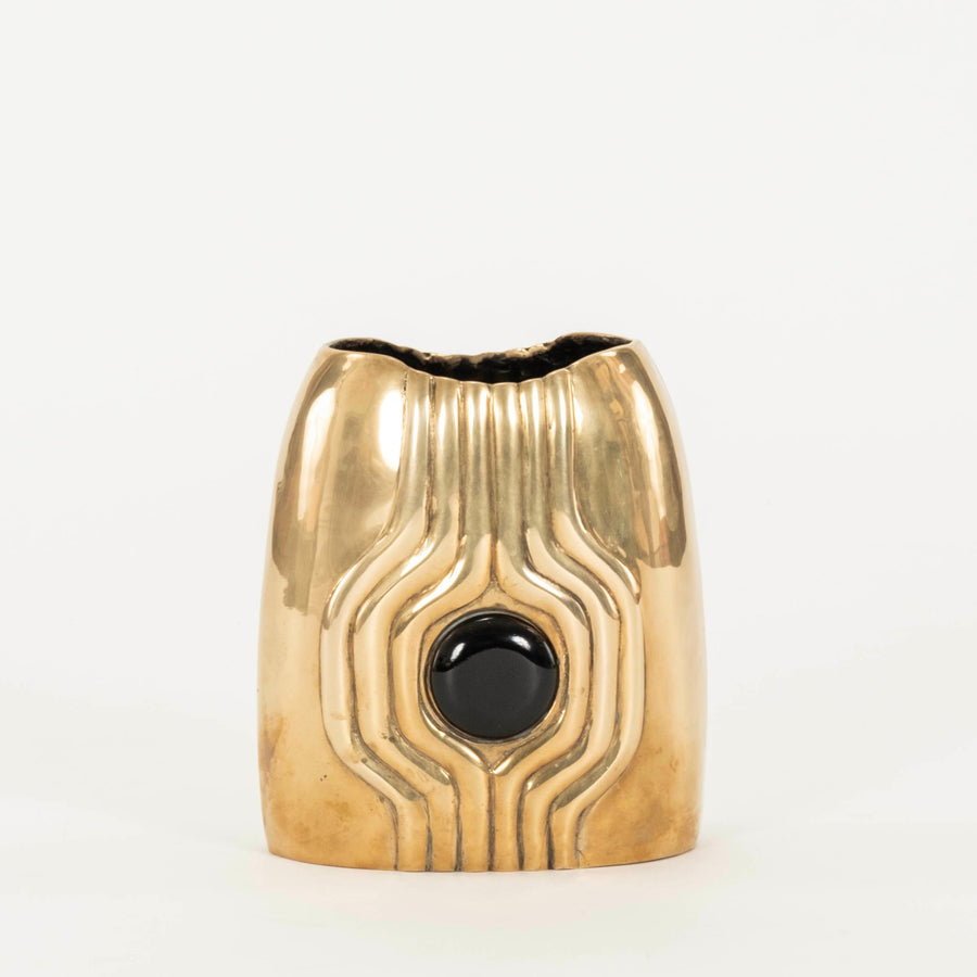 Vintage Brass Vase II