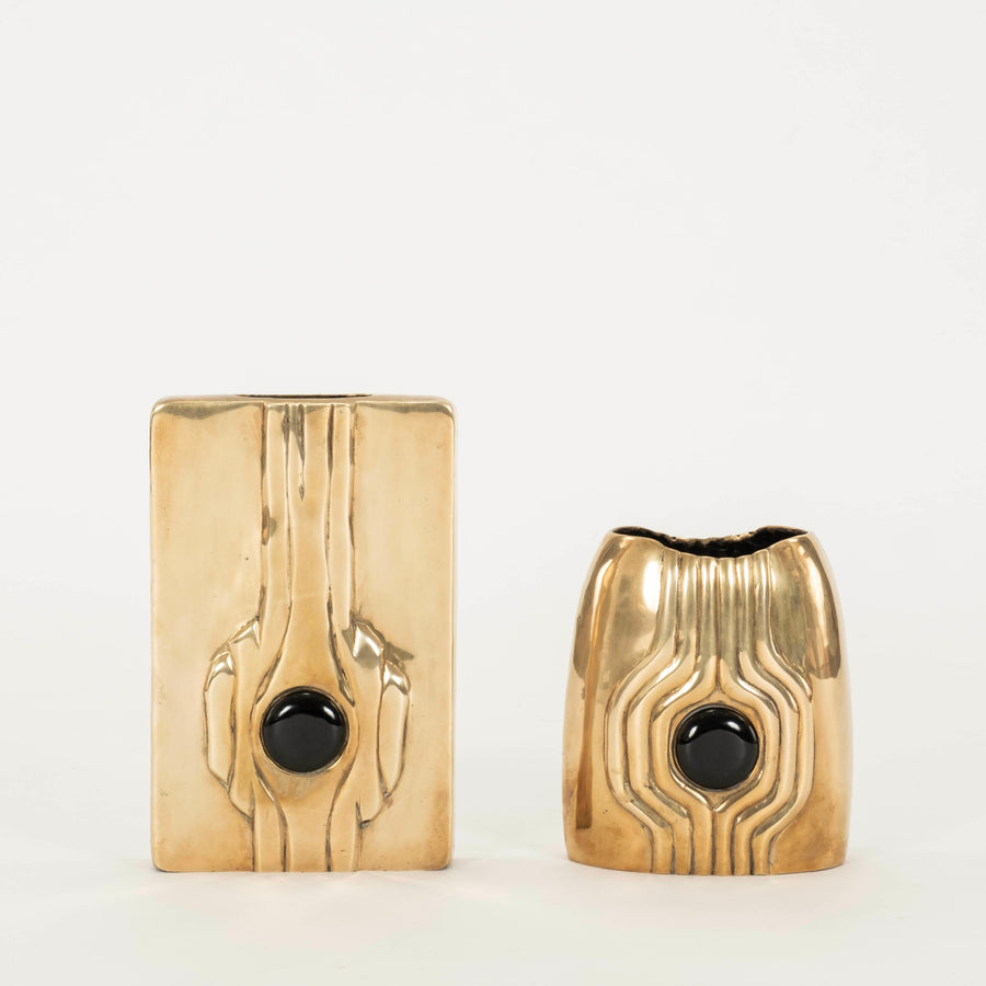 Vintage Brass Vase II