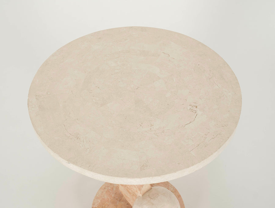 1970s Memphis Bauhaus Style Mixed Stone Table