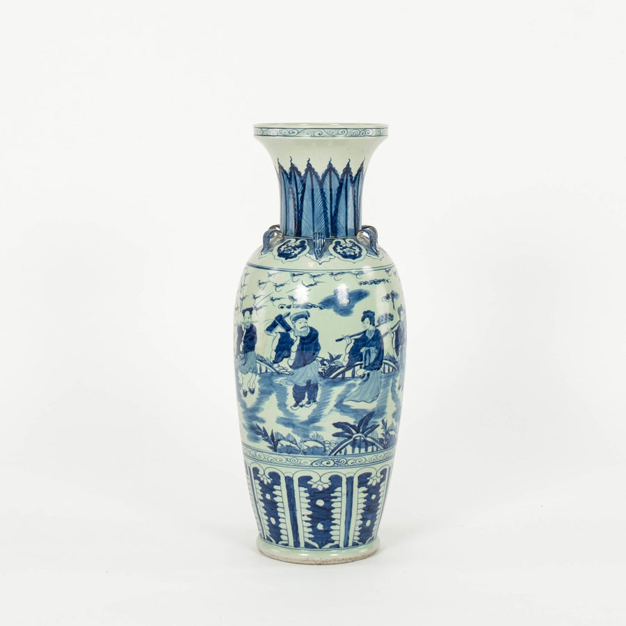 20th Century Chinese Blue and White Porcelain Vase