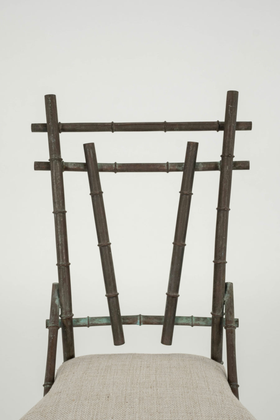Brutalist Abstract Bamboo Chairs