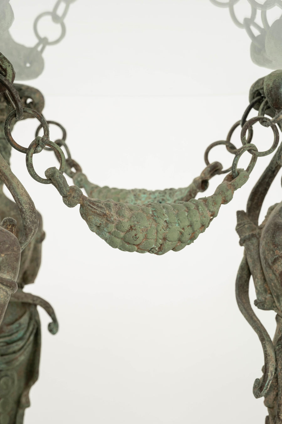 Pair Italian Bronze Grecian Inspired Tables