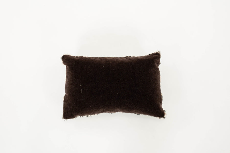 Custom Vintage Ocelot Fur Pillow