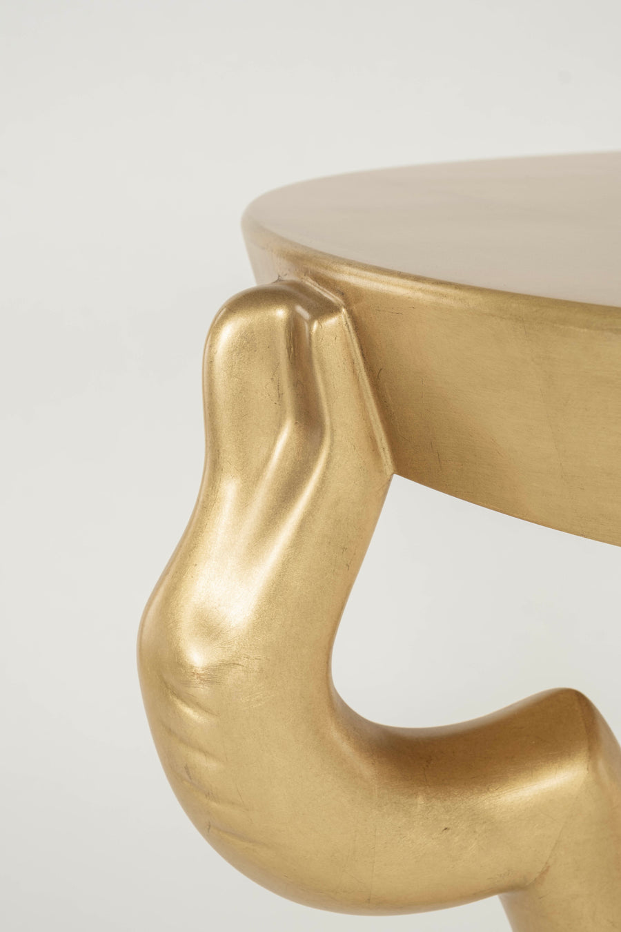 Sirmos Gold Gilt Goat Leg Center Table