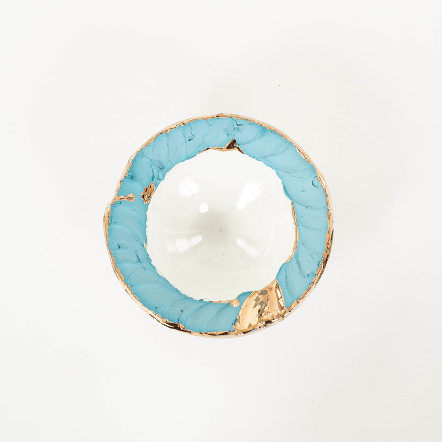 Bleu Patisse Confetti Porcelain Bowl Chase Gamblin